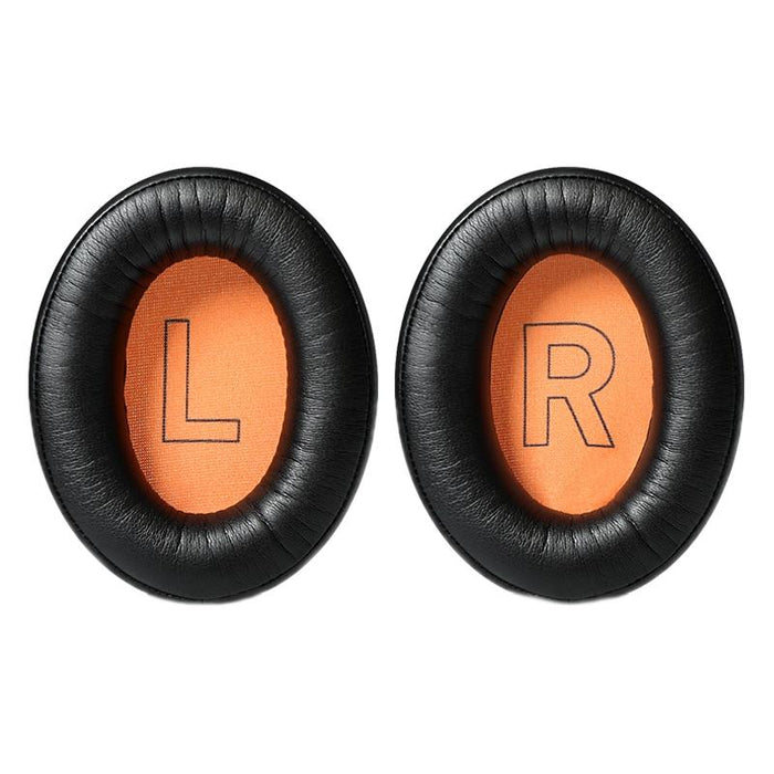 2Pcs Headset Earmuffs For Kingston Hyperx Cloud Ii / Silver / Alpha / Flight / Stinger - Black & Orange