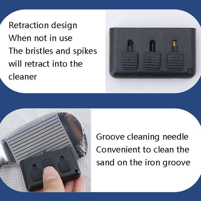 3-Piece Portable Golf Groove Cleaning Brush