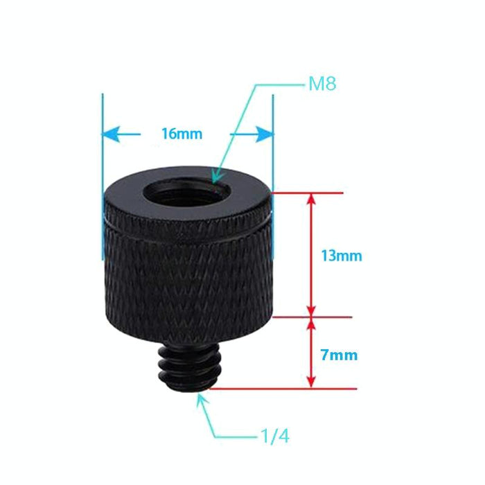 4 Pcs Screw Adapter A32 M8 Female To 1/4 Male Screw