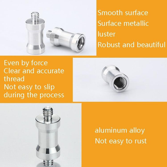 10 Pcs Screw Adapter 3/8 Female To 1/4 Male Screw