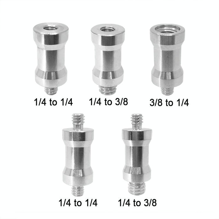 10 Pcs Screw Adapter 1/4 Female To 1/4 Male Screw