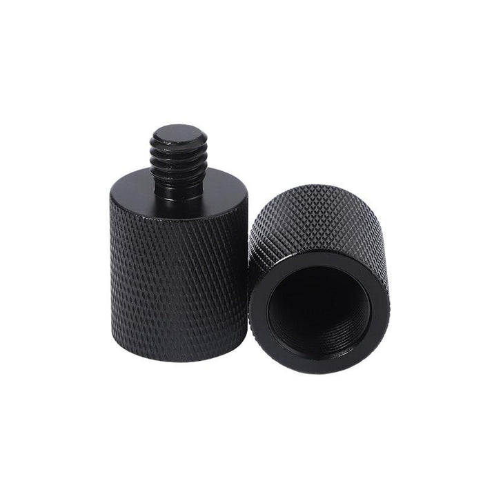 2 Pcs Microphone Adapter Screw F10 5/8-27 Female To 3/8 Male Screw