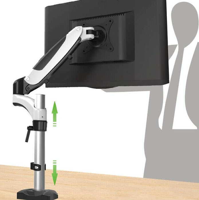 Desktop Lifting Rotating Computer Monitor Stand