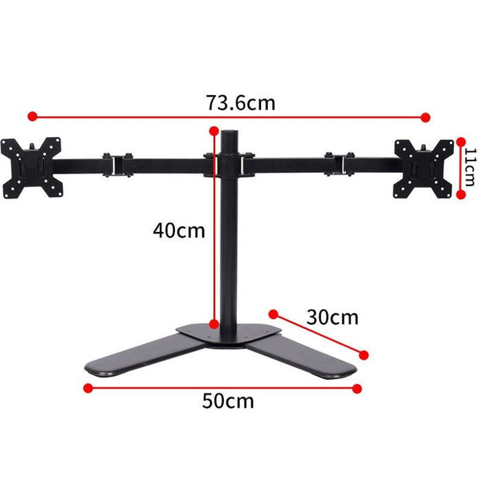 Desktop Lifting Monitor Stand Bracket Dual Screen Desk Base