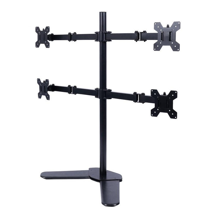 Desktop Lifting Monitor Stand Bracket Four Screen Desk Base