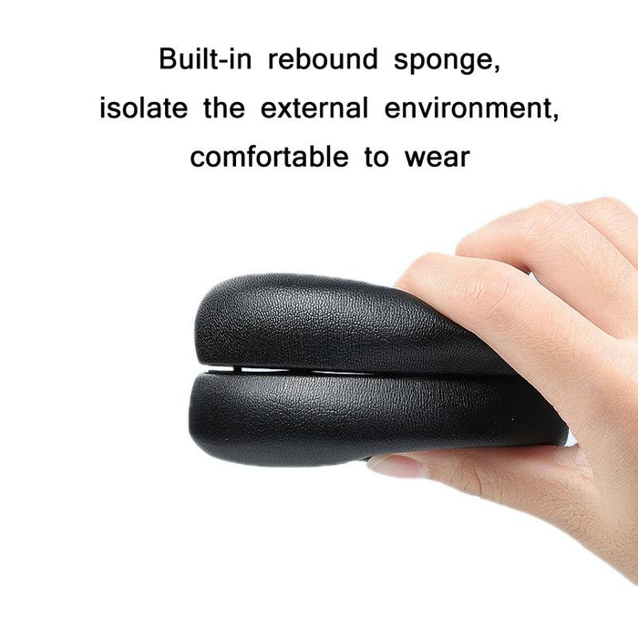 2Pcs Protein Skin Sponge Earphone Cover For Beyerdynamic T51P/T50P/T51I Black