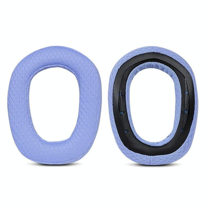 2Pcs Sponge Earmuff Headrest Pad For Logitech G435 - Blue