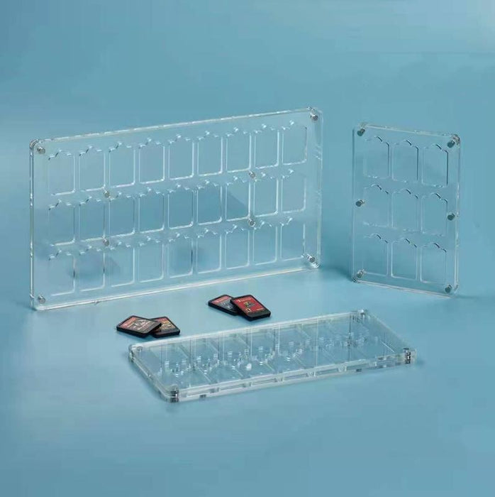 14 Grid Magnetic Crystal Card Storage Box For Switch