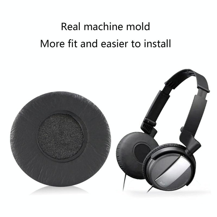 2Pcs Sponge Cushion Earpads For Sony Mdr-Nc7 / Nc5 Headset Black