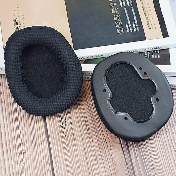 2Pcs Ear Pads For Asus Rog Cemturion 7.1 Headset Black Mesh