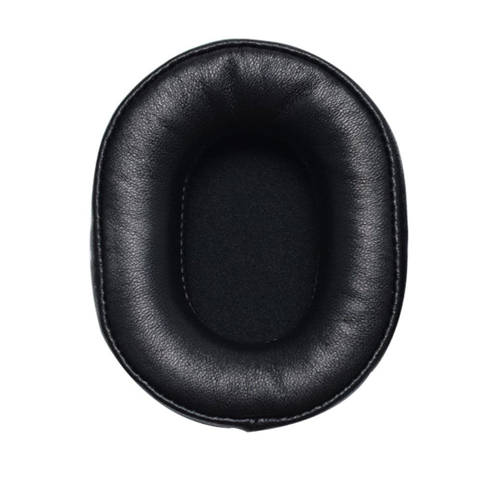 2Pcs Leather Sponge Ear Pads For Denon Ah-Mm400 Headset Black