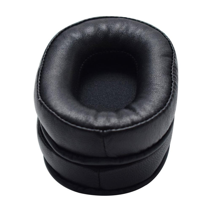 2Pcs Leather Sponge Ear Pads For Denon Ah-Mm400 Headset Black