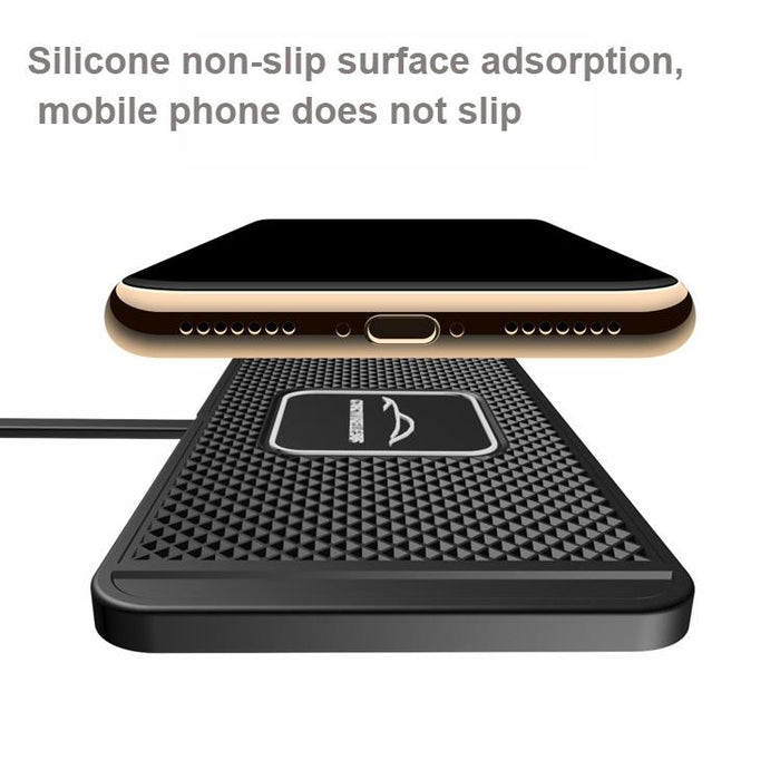 C1 30cm Short Cable 15w Qi Car Wireless Charging Anti-skid