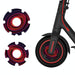 1 Pair Scooter Motor Waterproof Protective Sticker