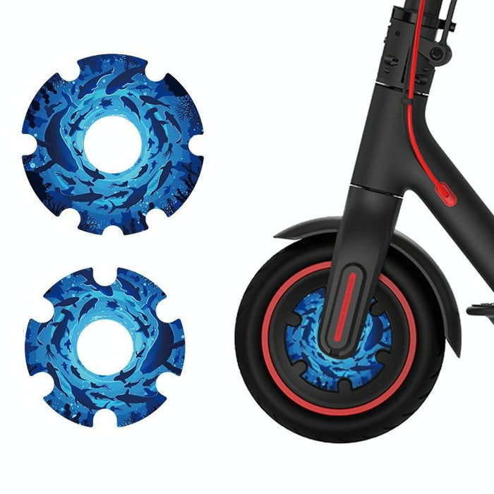 1 Pair Scooter Motor Waterproof Protective Sticker