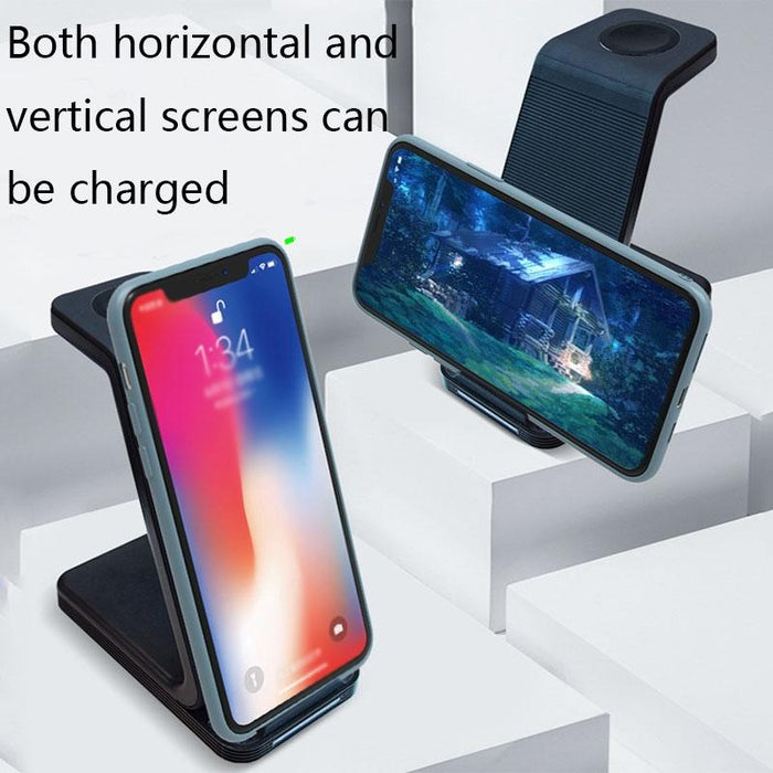 3 In 1 15W Vertical Wireless Charger