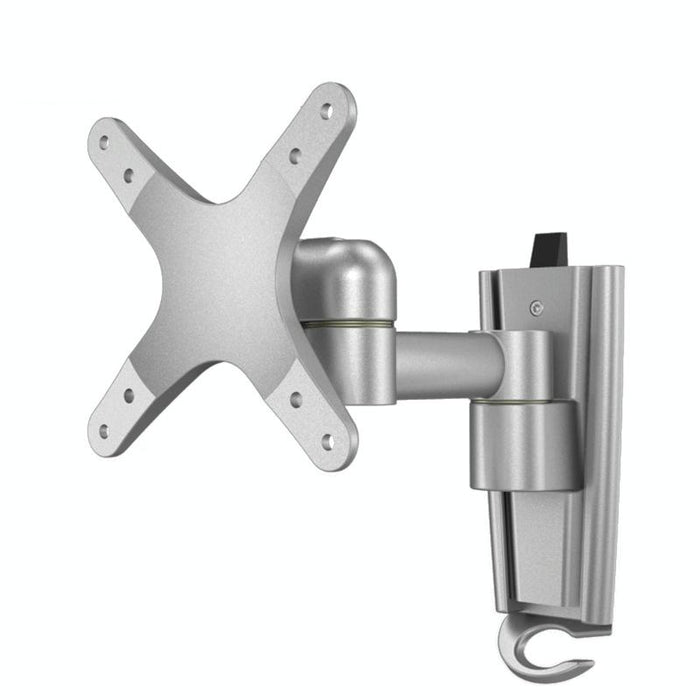 Quick Release Wall Mount for Computer Monitor - Silver Gray
