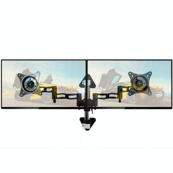 Dual Screen Wall Splicing Computer Bracket