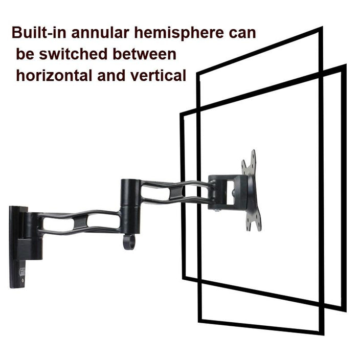 Gibbon Mounts L33 Monitor Bracket Wall Mounting Telescopic Rotating Aluminum Alloy Tv Hanger