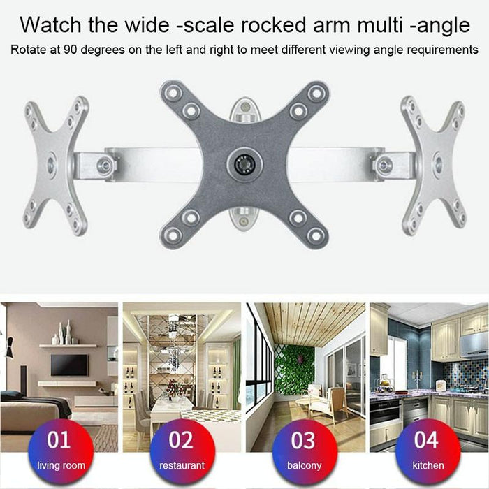 Universal Swivel Wall Mount for Computer Monitors
