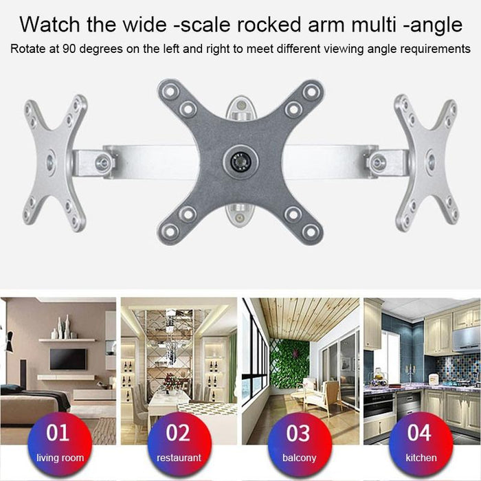 Universal Swivel Wall Mount for Computer Monitors