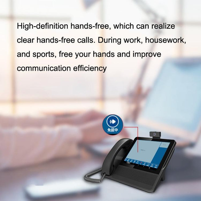 S09 8 Inch Hd Audio And Video Conference 6 Sip Line Psp Line Pstn/Voip Ip Business Office Phone