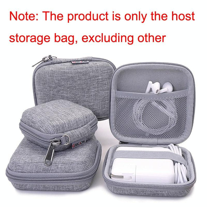 Gh1371 Headphone Data Cable Digital Accessories Storage Bag