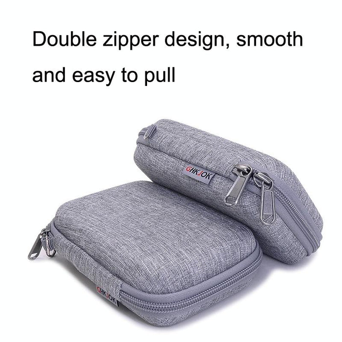 Gh1371 Headphone Data Cable Digital Accessories Storage Bag