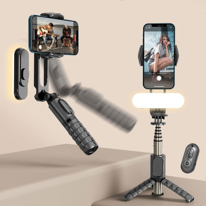 Handheld Stabilizer with Removable Fill Light and App