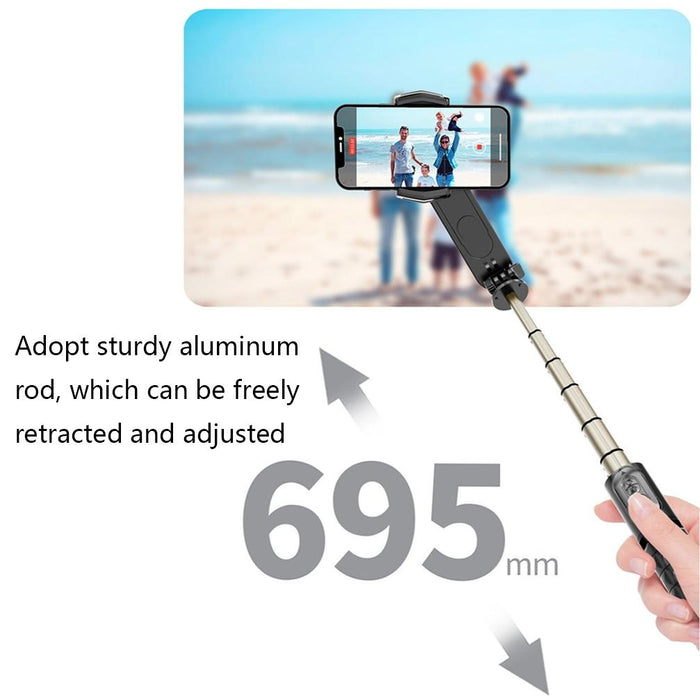 Handheld Stabilizer with Removable Fill Light and App