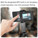 Handheld Stabilizer with Removable Fill Light and App