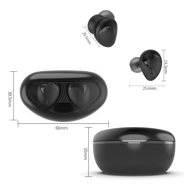 Mini Wireless With Charged Power Display Enc Bluetooth Headset