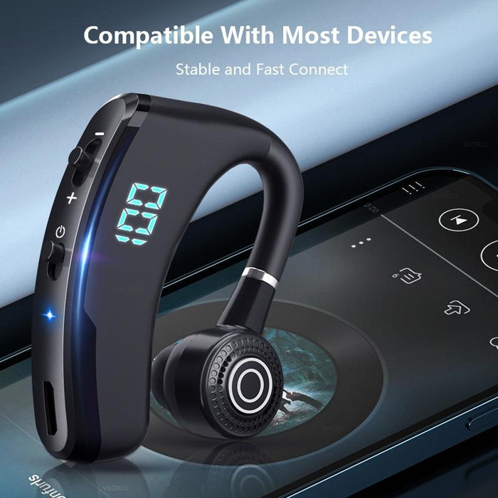 V9S Bluetooth Noise Cancelling Earphones With Led Display