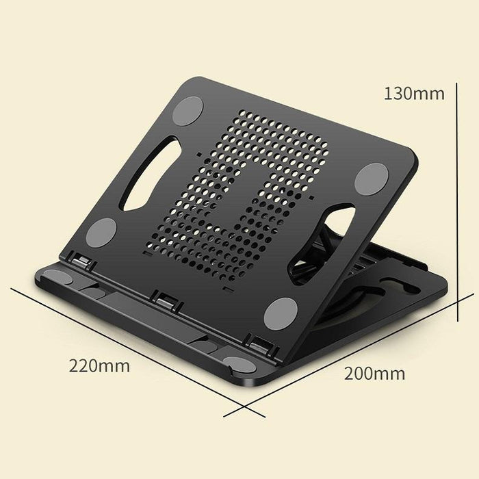 Foldable Laptop Desktop Heightening Cooling Bracket