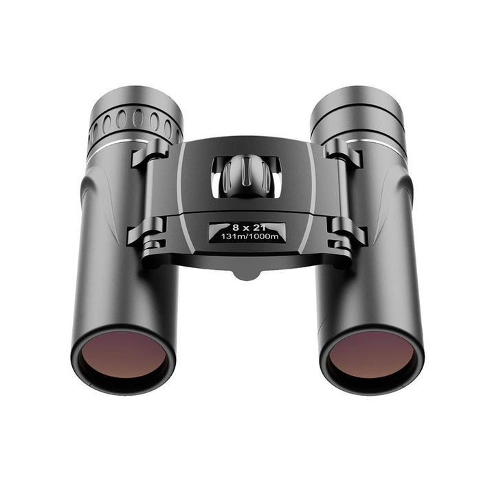 8 X 21 Zoom Binoculars Telephoto 3000M Long Distance Foldable Hd Mini Telescope Black