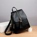 Leather Travel Backpack - Anti-theft Compact