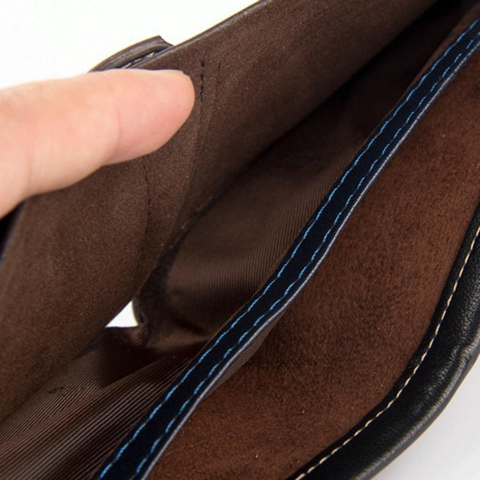 Kl017 Casual Short Embossed Wallet Horizontal Wallet For Men