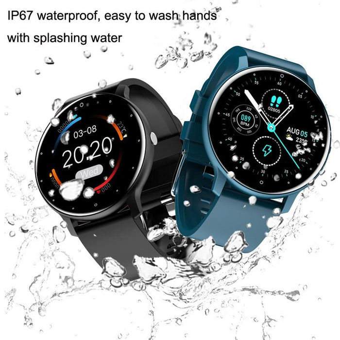 Smart Heart Rate Blood Pressure Oxygen Monitoring Sports Pedometer Wireless Bluetooth Watch