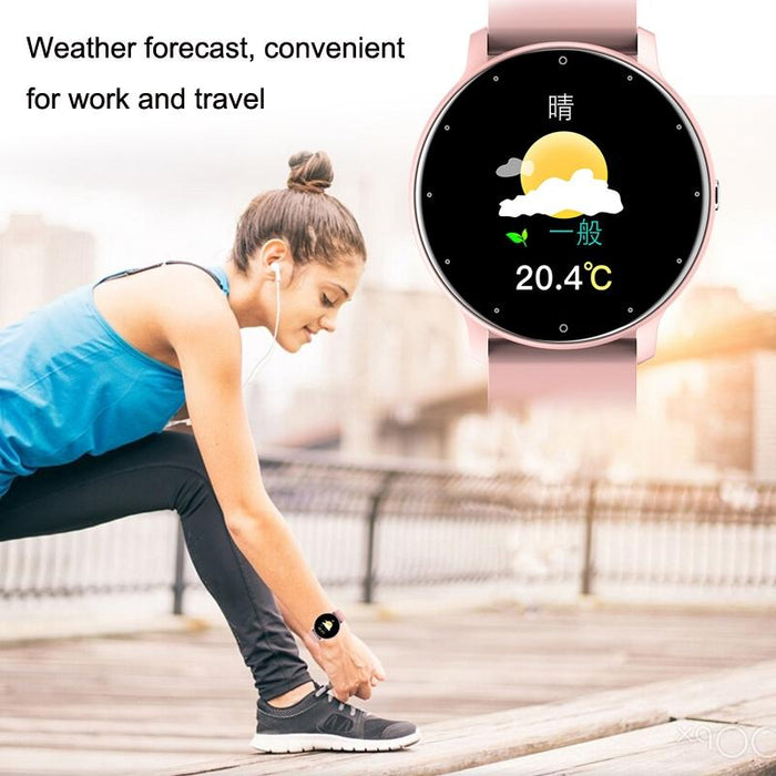 Smart Heart Rate Blood Pressure Oxygen Monitoring Sports Pedometer Wireless Bluetooth Watch