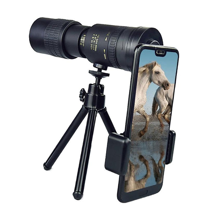 10-300X40 Monocular Hd Bak4 Prism Telescope - With Photo Holder & Tripod