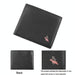 Rfid Men Short Wallet with Card Slots - Black