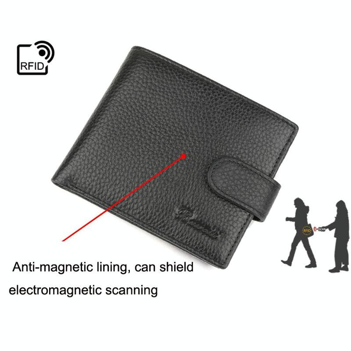 Rfid-protected Men Wallet - Secure & Stylish