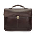 Retro Cowhide Leather Briefcase for 15.6 Laptop