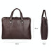 Lawyer Briefcase Messenger Bag in Business Cowhide Leather