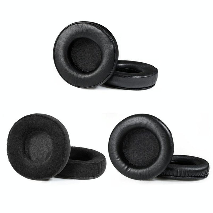 2 Pcs Earmuffs For Audio-Technica Ad1000X Ad2000X Ad900X Ad700X - Black Thickened Protein Skin