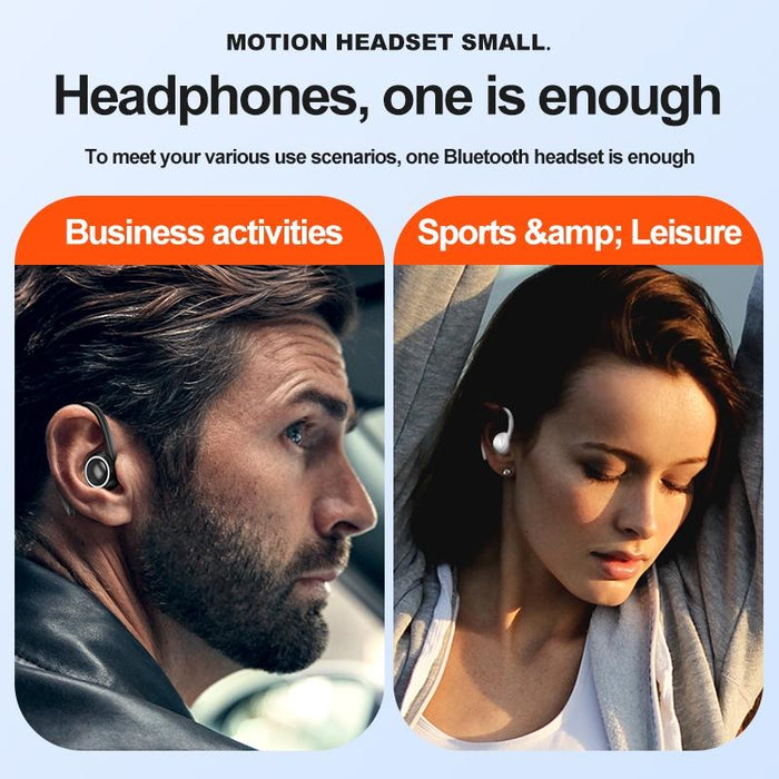 A1S Bluetooth Hanging Ear Incorporation True Sound Sports Single Ear Earphone