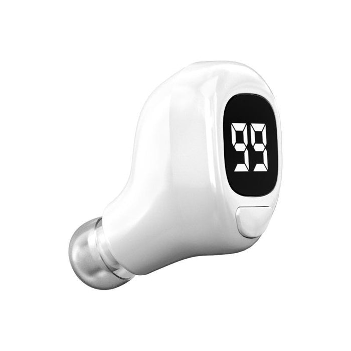 F6 Bluetooth Mini Invisible Ear Business Digital Display Earphone