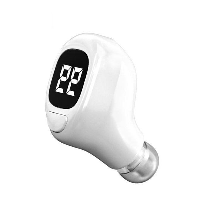 F6 Bluetooth Mini Invisible Ear Business Digital Display Earphone