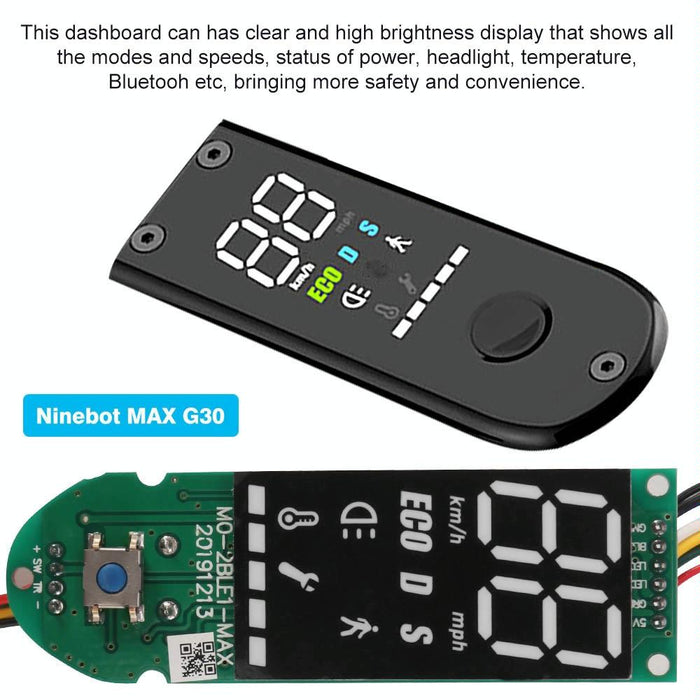 Electric Scooter Digital Display Instrument For Ninebot Max