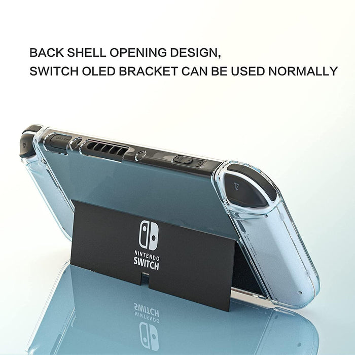 Switch Oled Console Bundle Case Film Bag Caps